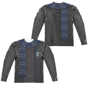 Men's Harry Potter Ravenclaw Thin Scarf Long Sleeve Costume T-Shirt - 1 of 4