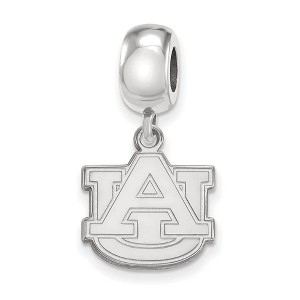 Black Bow Jewelry Sterling Silver Auburn Tigers NCAA Bead Charm - 1 of 4