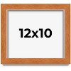 PosterPalooza | Photo Size Flat Brown Picture Frame - UV Acrylic, Foam Board Backing, Hanging Hardware - 2 of 4