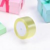 Unique Bargains Ribbons for Crafts Wide Satin Grosgrain for Wreaths & Crafts 866.14"x1.57" 1 Pc - 2 of 4