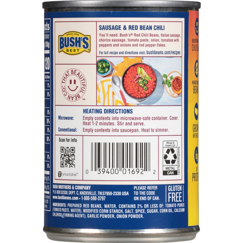 Bush&#39;s Red Beans in Mild Chili Sauce - 16oz, 6 of 8