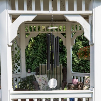Nature's Melody 28" Black Aluminum Outdoor Wind Chimes