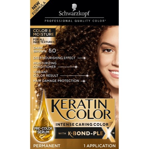 Schwarzkopf Keratin Color Dark Brown Permanent Hair Color 6 2oz