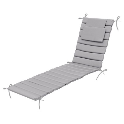 Pellebant 72inch Patio Chaise Lounge Chairs Cushion 22D Sponge 220gsm Polyester Fabric