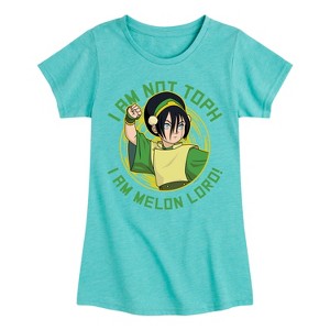 Girls' - Avatar: The Last Airbender - Toph Melon Lord Fitted Short Sleeve Graphic T-Shirt - 1 of 4