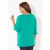 Catherines Women's Plus Size Suprema Studio Double-Ring Tee - 3 of 4