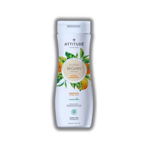 Attitude Super Leaves Energizing Shower Gel Orange Leaves - 16 oz - Start Your Day with a Splash of Citrus - 1 of 3
