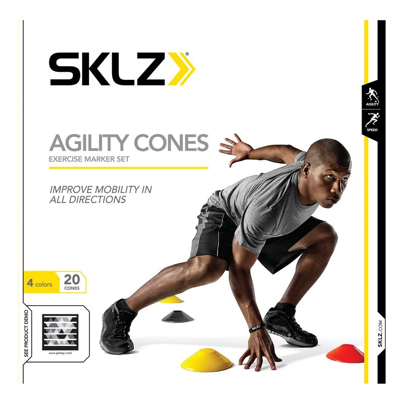 SKLZ Agility Cones Set 20pc, 4 of 6