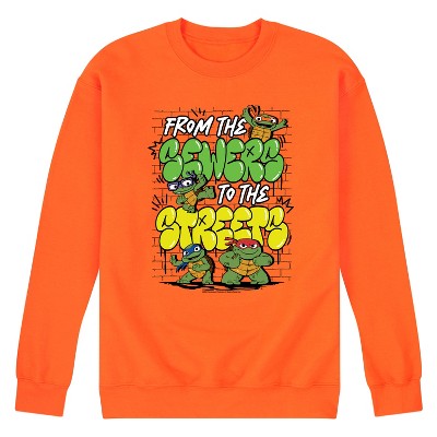 Men's - Teenage Mutant Ninja Turtles Mutant Mayhem - From The Sewers To The Streets Graphic Fleece Sweatshirt
