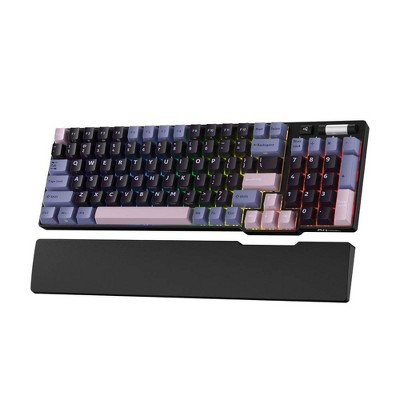 Evo Bytes Wireless 3-Mode Mechanical Keyboard With Wristrest