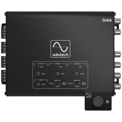 Wavtech link6 - 6-Channel Line Output Converter w/ AUX Input, summing and remote