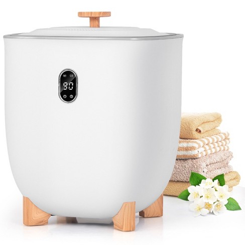 Tangkula Towel Warmer For Bathroom W/ 2 Heat Levels Timer Auto Shut Off Towel Heater : Target