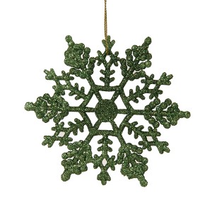 Vickerman Glitter Snowflake Ornament - 1 of 2