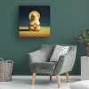 Lucia Heffernan 'Yoga Chick Lotus' Canvas Art - 4 of 4
