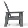 WestinTrends Malibu Kids Outdoor HDPE Adirondack Plastic Patio Chair - 4 of 4