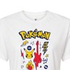 Women's - Pokémon - Pokémon Punk Icons Cropped Graphic T-Shirt - 2 of 4