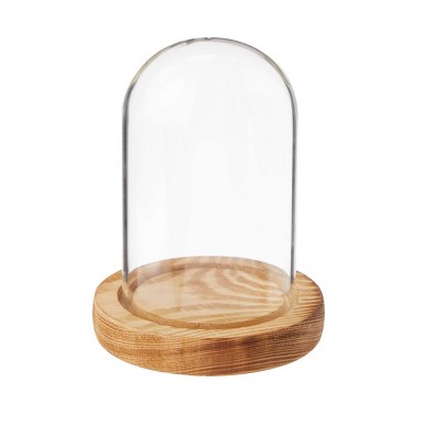 Farmlyn Creek Glass Cloche with Base for Display (3.5 x 4.7 in)