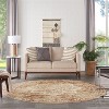 Nourison Astra Machine Washable Back to College Vintage Medallion Indoor Flatweave Rug - 4 of 4