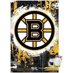 Trends International NHL Boston Bruins - Maximalist Logo 23 Unframed Wall Poster Prints - 1 of 4