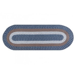 Country Stripe Collection 100% Polypropylene Reversible Indoor Area Utility Rug - Better Trends - 1 of 4