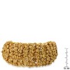 Steeltime Ladies 18k yellow gold plated brass braided bracelet - 3 of 4