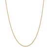 Black Bow Jewelry 2mm, 14k Yellow Gold, Handmade Solid Rope Chain Necklace - 3 of 4