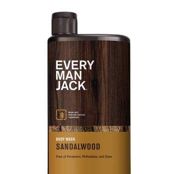 Every Man Jack Sandalwood Hydrating Men’s Body Wash - 16.9 fl oz
