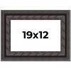 PosterPalooza | 3.5" Wide Ornate Black Picture Frame - UV Acrylic, Backing Board, Hanging Hardware Included - 2 of 4