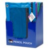 Charles Leonard Pencil Pouch, 2 Pocket, Assorted Colors, Pack of 12 - 3 of 3