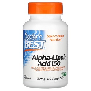 Doctor's Best Alpha-Lipoic Acid Veggie Caps, Dietary Supplements - 1 of 3