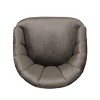 Condit Modern Glam Channel Stitch Velvet Club Chair - Christopher Knight Home - 3 of 4