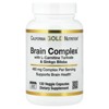 California Gold Nutrition Brain Complex with L-Carnitine, Ginkgo Biloba, Phosphatidylserine, and Choline, 120 Veggie Capsules - 2 of 4