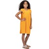 24sevenkid Girls Ruffle Cap Sleeve Knee Length Babydoll Dress - 2 of 4