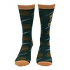 Crazy Dog Men's Who Cut One Socks Funny Sarcastic Wood Cutting Graphic Novelty Footwear for Men - 3 of 4