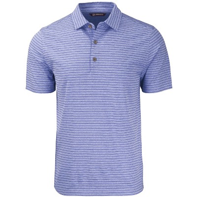 Cutter & Buck Forge Eco Heather Stripe Stretch Recycled Mens Polo ...