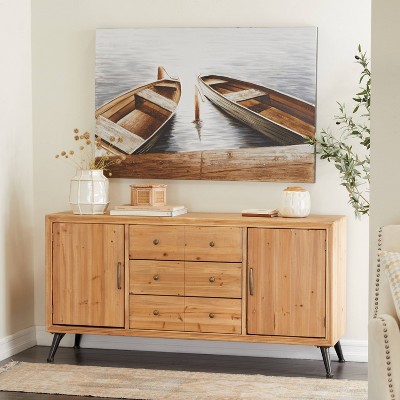 Modern Wood Sideboard Buffet Light 