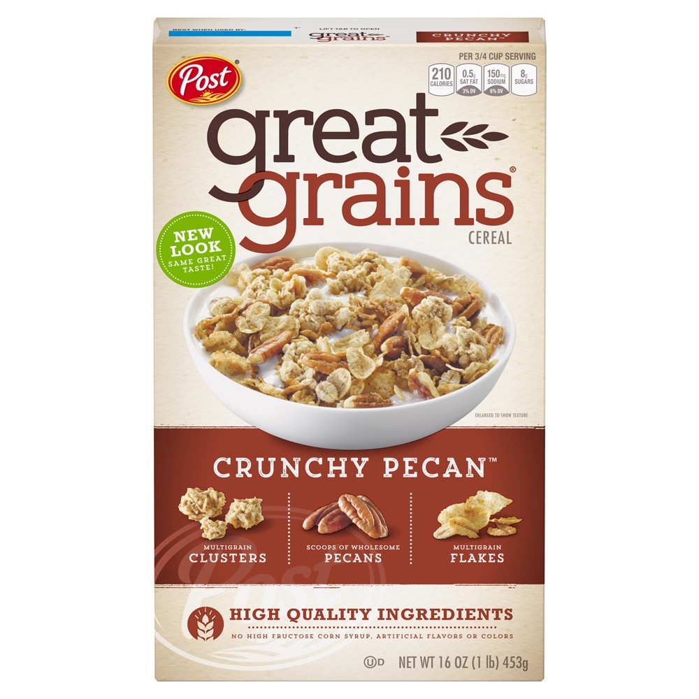 UPC 884912126016 product image for Great Grains Crunchy Pecans Breakfast Cereal - 16oz - Post | upcitemdb.com