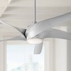 62" Minka Aire Modern Indoor Ceiling Fan with LED Light Remote Control Silver Etched Opal Glass for Living Room Kitchen Bedroom - 2 of 4