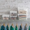 16qt Clear Storage Box with Lid White - Brightroom™ - 4 of 4
