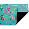 Stupell Industries Merry & Bright with Baubles Printed Outdoor Door Mat, design by Emily Cromwell, 18"x30" - 2 of 4