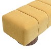 Lyngins 50"/64" PU Ottoman Bench,End of Bed Entryway Bench,Dining Bench for Dining Room,Living Room,Bedroom,No-Assembly,300 LBS Weight Capacity - 3 of 4