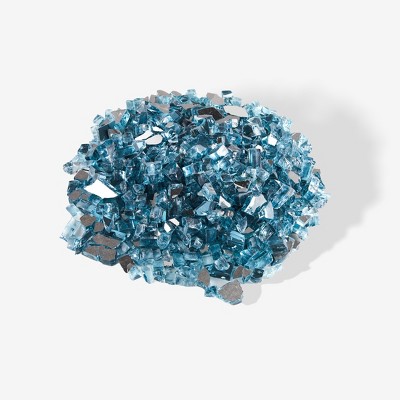 WestinTrends Fire Pit Fire Glass Tempered Glass Rocks for Fireplace Accessories