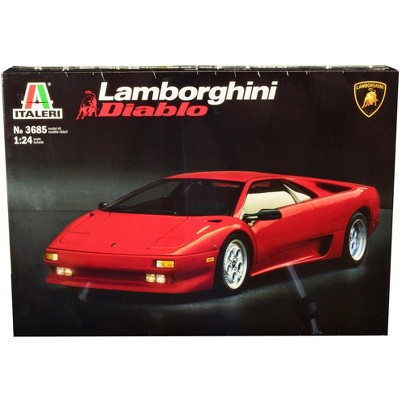 Skill 3 Model Kit Lamborghini Diablo 1/24 Scale Model by Italeri