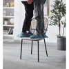 NicBex Set of 4 Rattan Backrest Dining Chair Modern Upholstered Padded Seat Side Chair with Metal Legs for Dining Room - 4 of 4