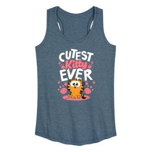 Women's - Garfield - Cutest Kitty Ever Graphic Racerback Tank - 1 of 4