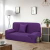 PiccoCasa High Stretch Solid Polyester Sofa Slipcovers with One Pillowcase - 3 of 3