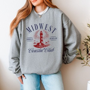 Simply Sage Market Midwest Coastal Club Sweatshirt - 1 of 4