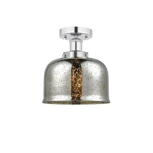 Bell - 1 Light Semi-Flush Mount In Industrial Style-8.25 Inches Tall and 6.5 Inches Wide - 1 of 1