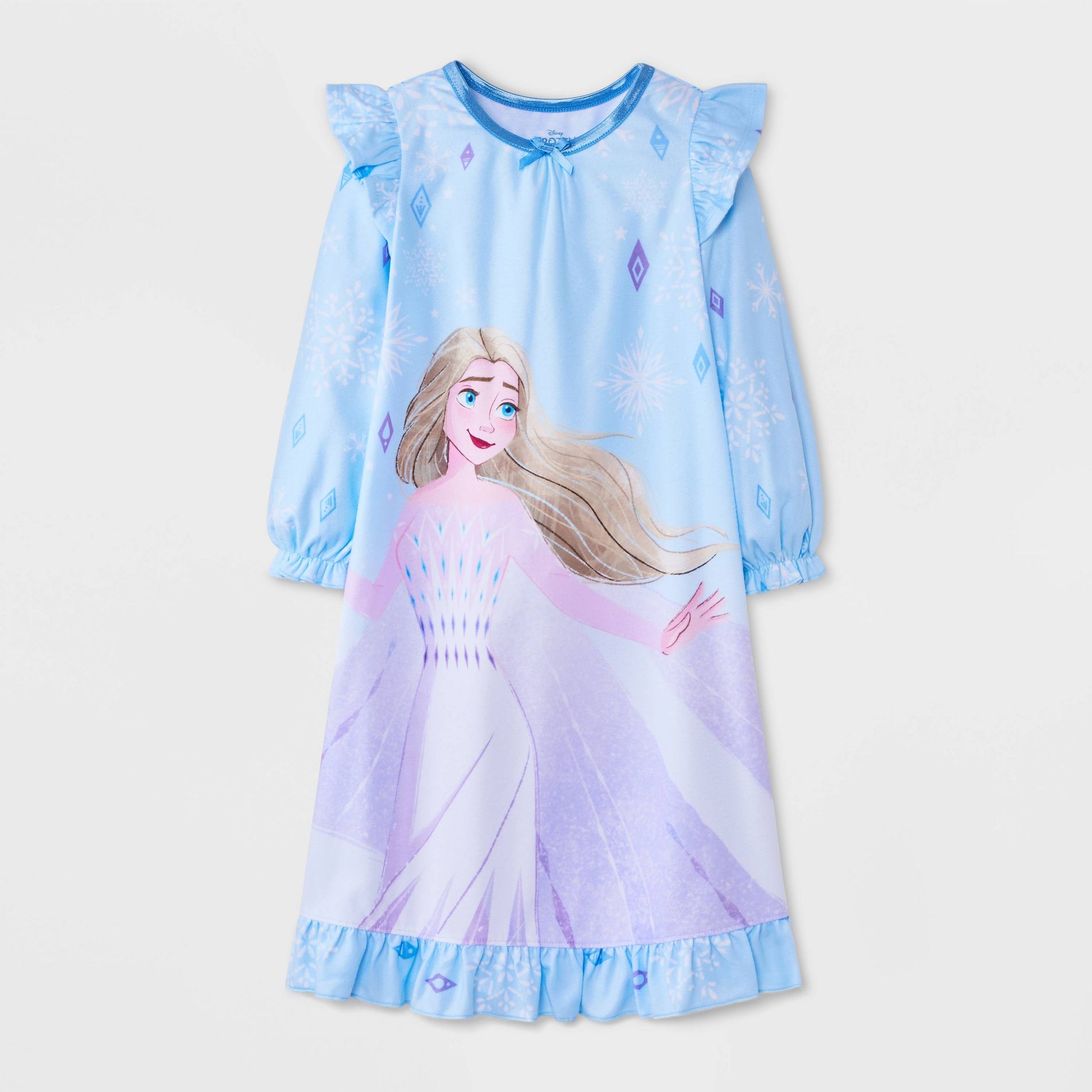 Toddler Girls' Disney Elsa Dorm NightGown - Blue 2T