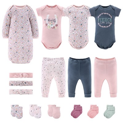 The Peanutshell Newborn Clothes & Essentials, 16 Piece